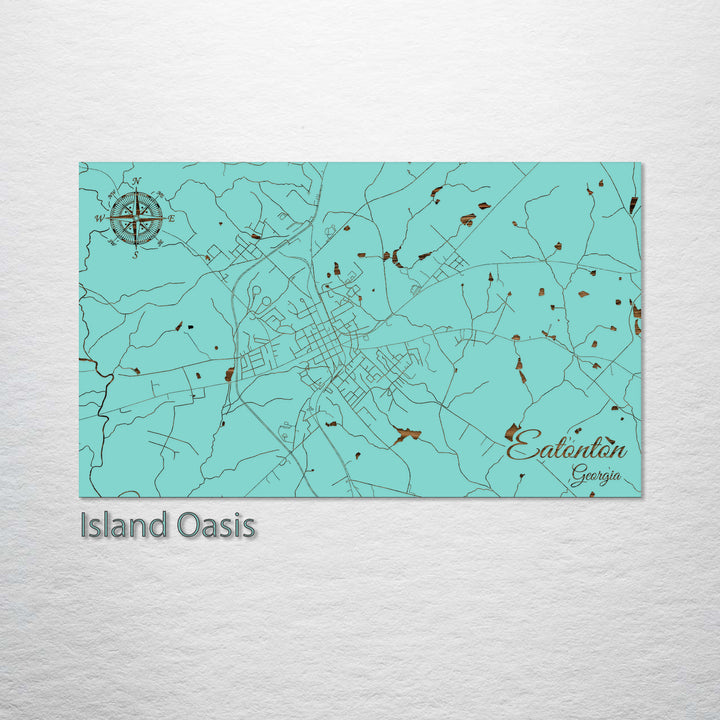 Eatonton, Georgia Street Map