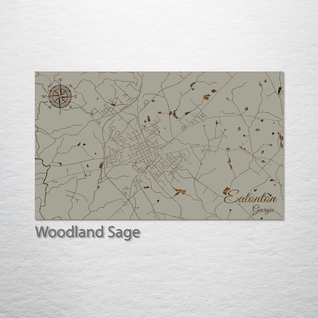 Eatonton, Georgia Street Map