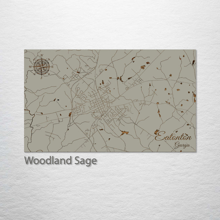 Eatonton, Georgia Street Map