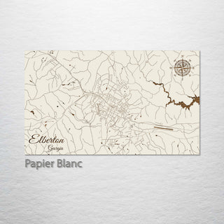 Elberton, Georgia Street Map
