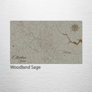 Elberton, Georgia Street Map