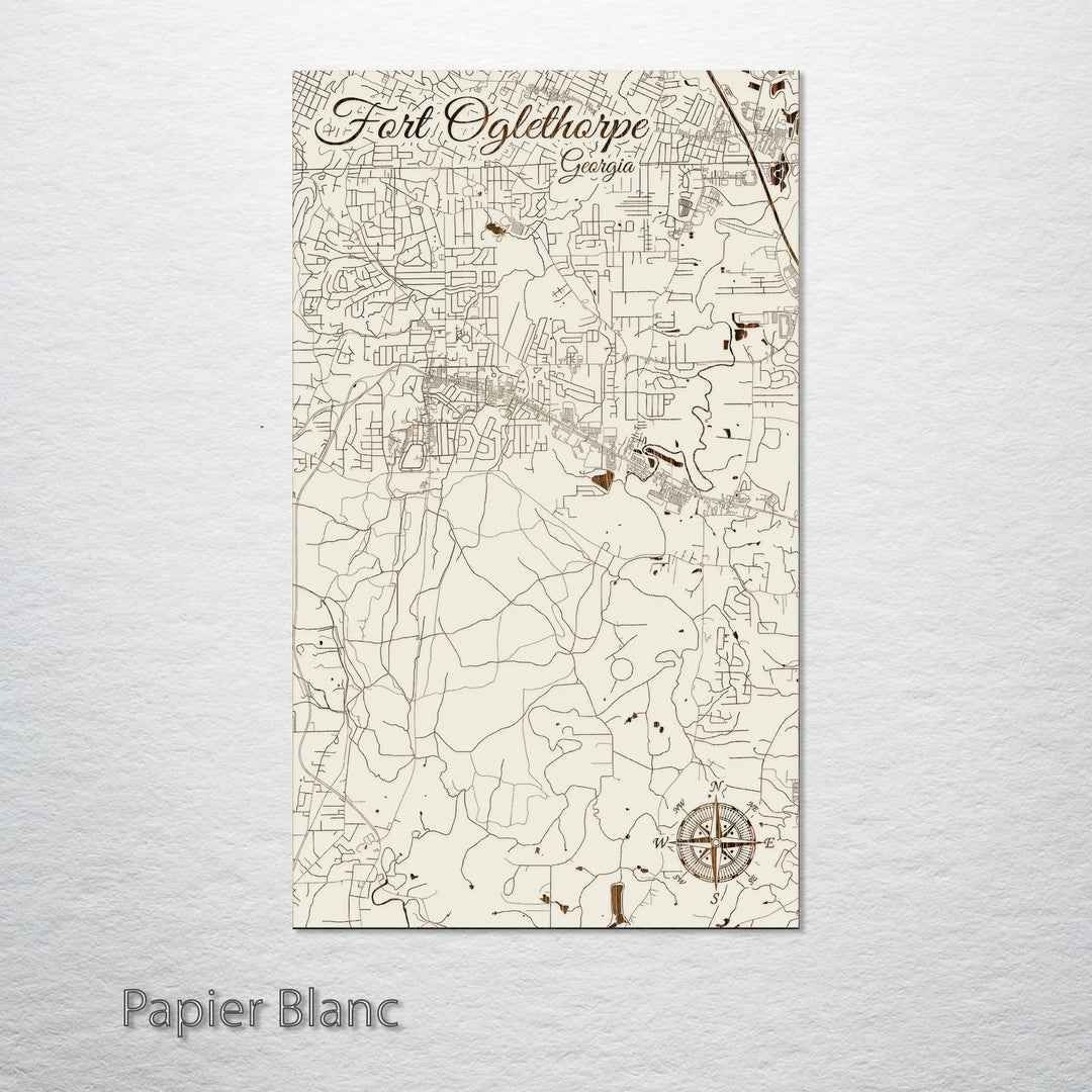 Fort Oglethorpe, Georgia Street Map