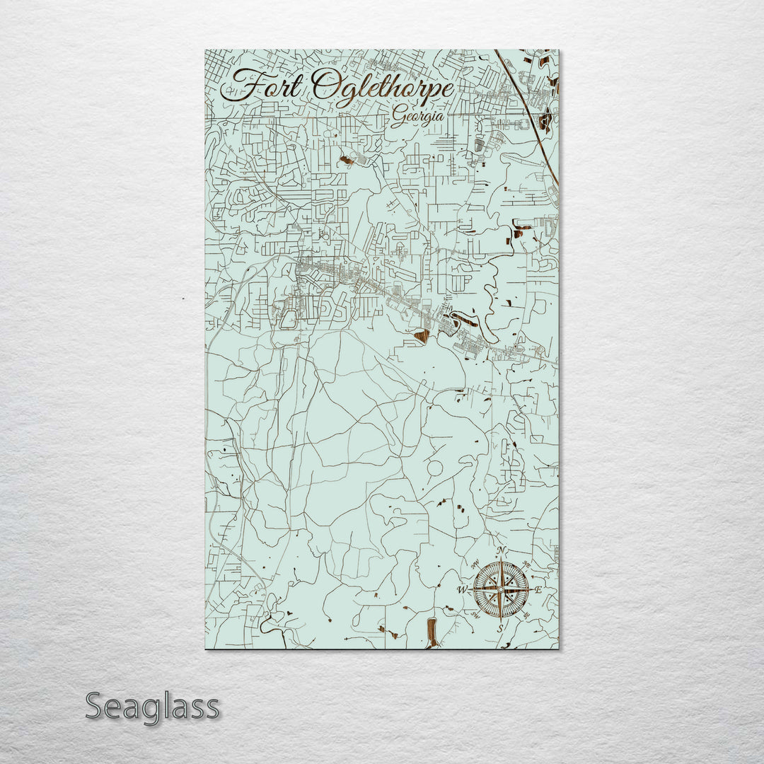 Fort Oglethorpe, Georgia Street Map