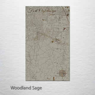 Fort Oglethorpe, Georgia Street Map