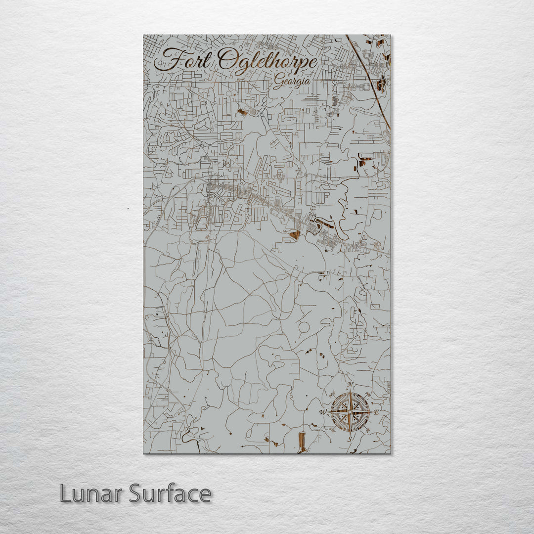 Fort Oglethorpe, Georgia Street Map