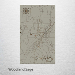 Fort Valley, Georgia Street Map