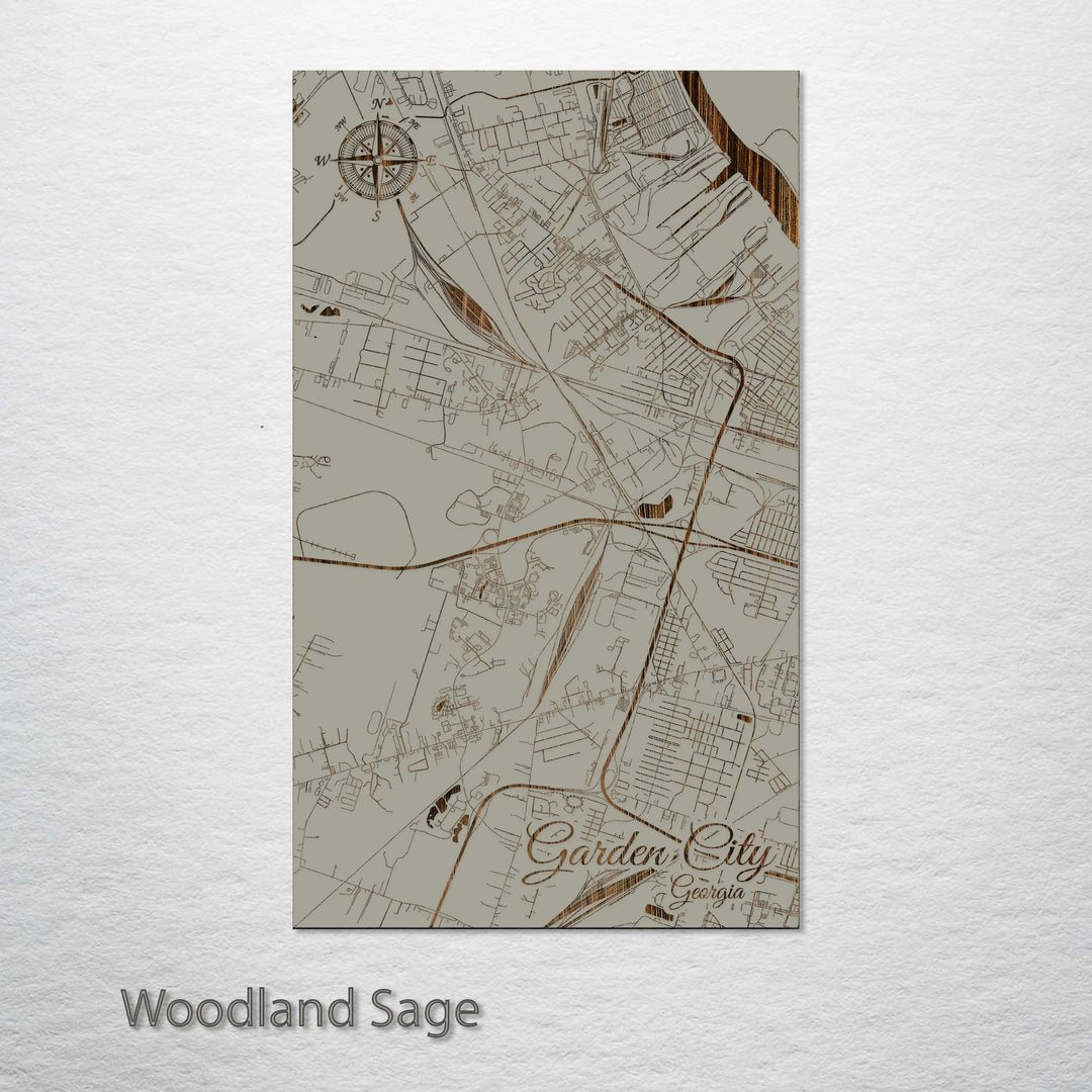 Garden City, Georgia Street Map