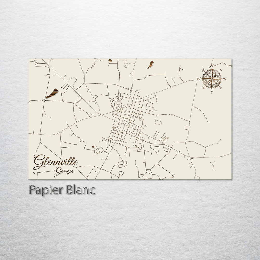 Glennville, Georgia Street Map