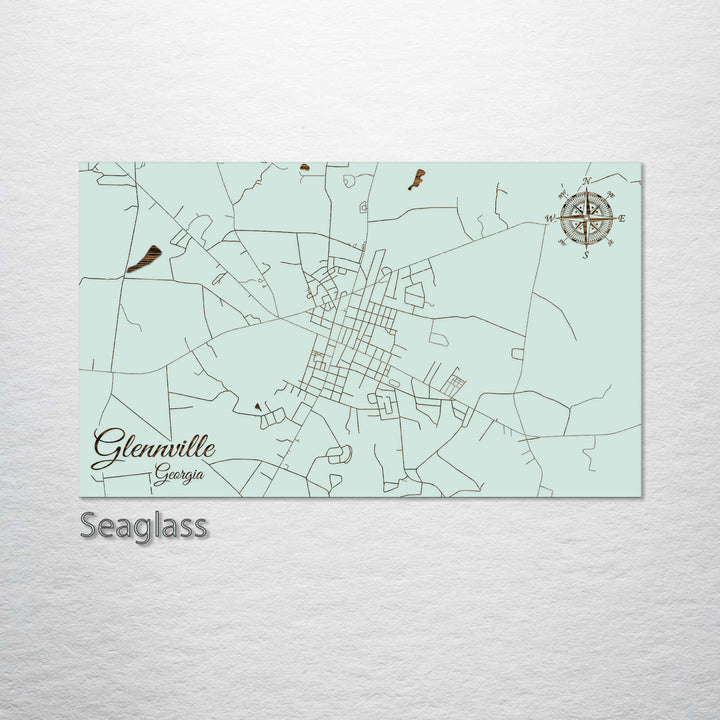 Glennville, Georgia Street Map