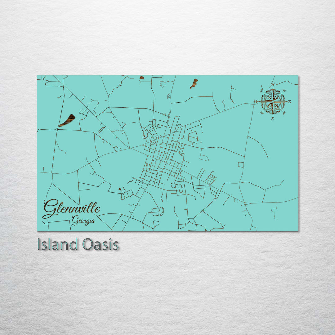 Glennville, Georgia Street Map