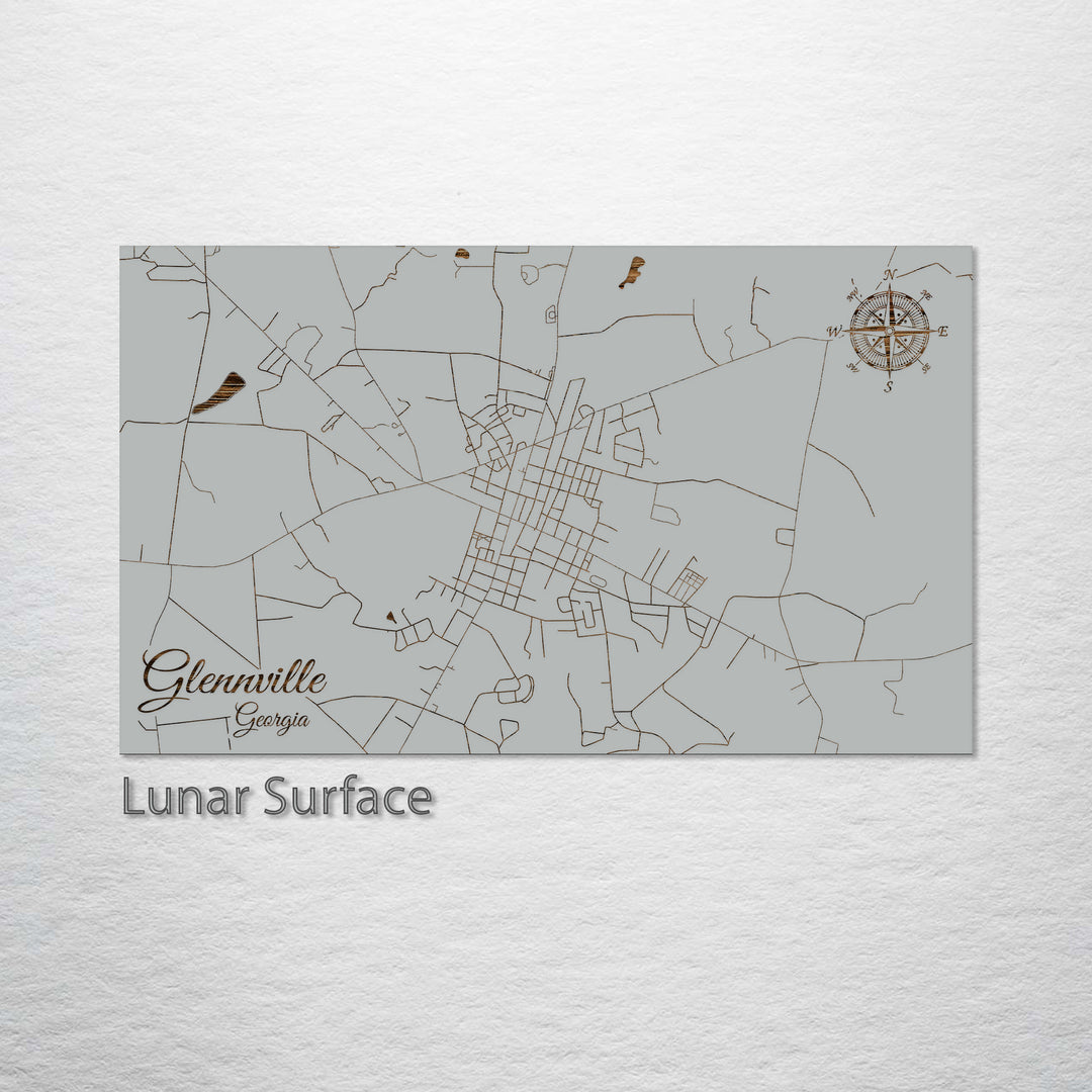 Glennville, Georgia Street Map