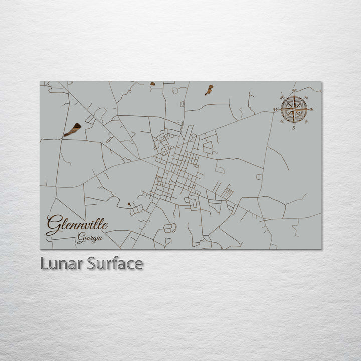 Glennville, Georgia Street Map