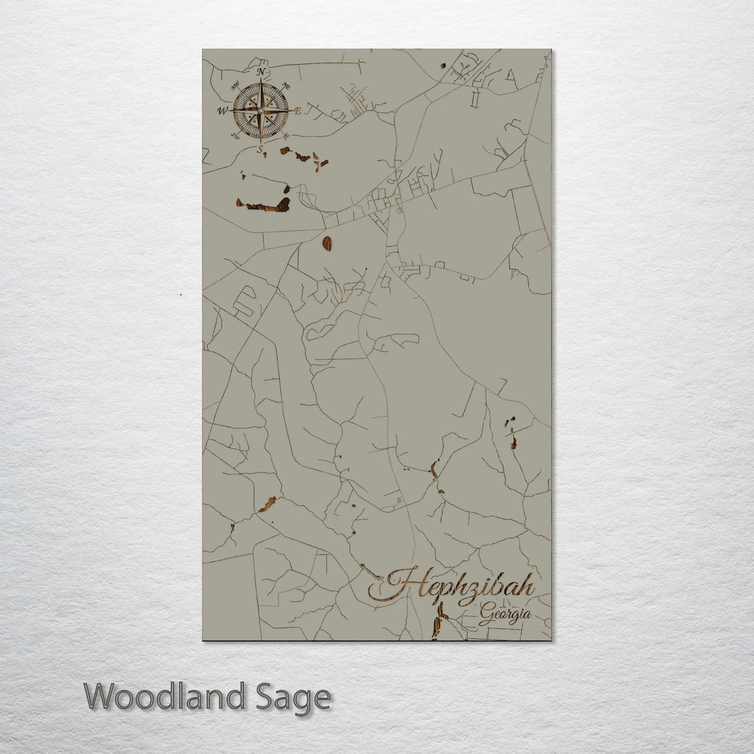 Hephzibah, Georgia Street Map