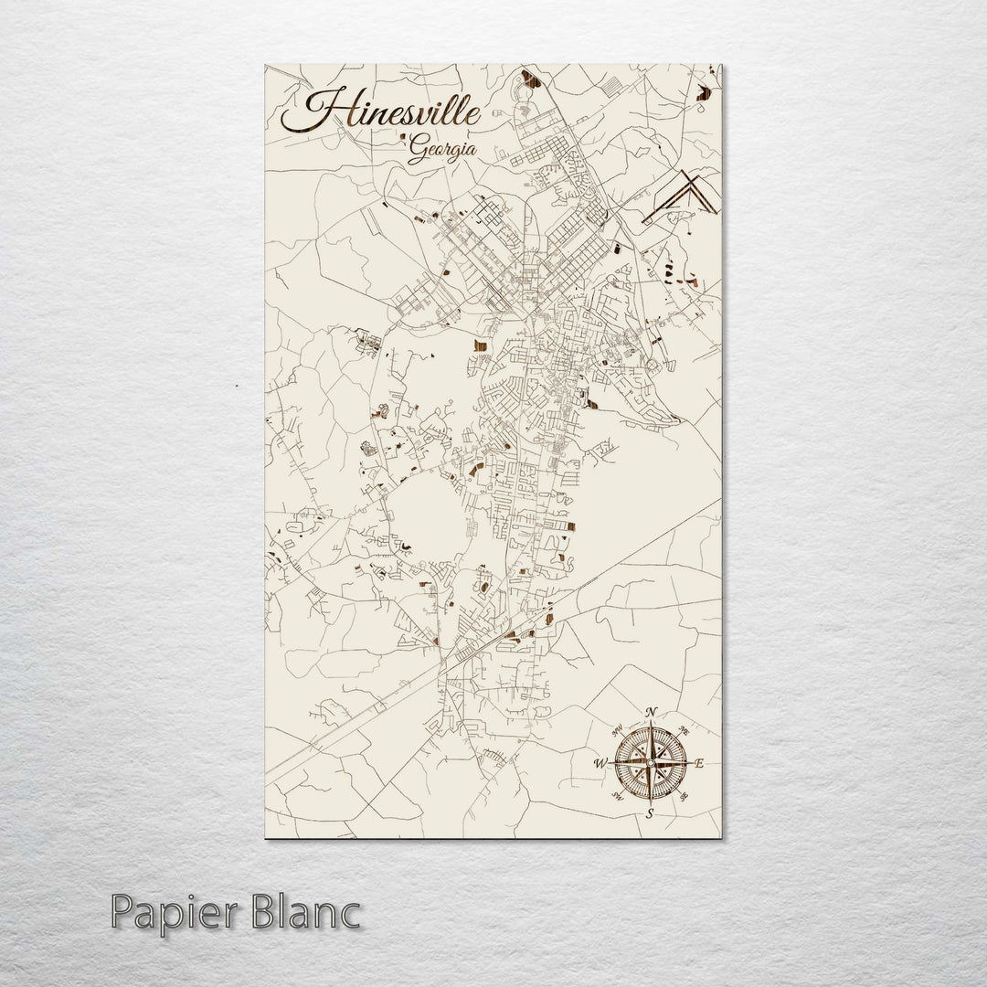 Hinesville, Georgia Street Map