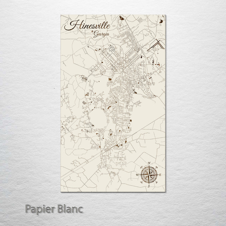 Hinesville, Georgia Street Map