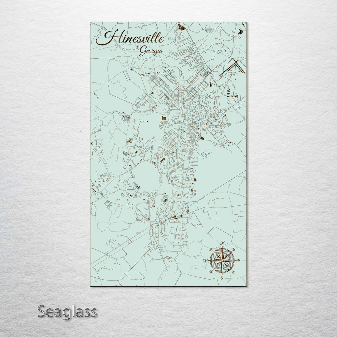 Hinesville, Georgia Street Map