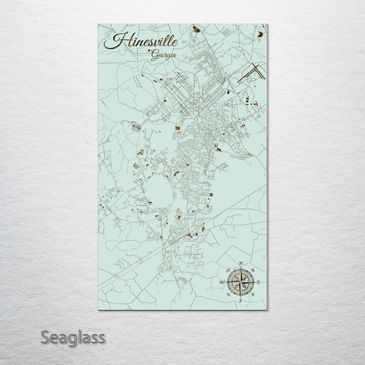Hinesville, Georgia Street Map