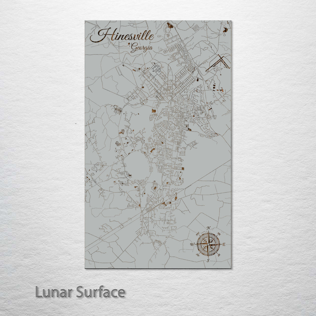 Hinesville, Georgia Street Map