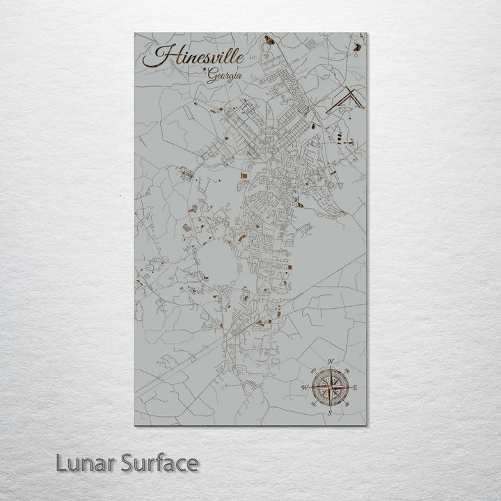 Hinesville, Georgia Street Map