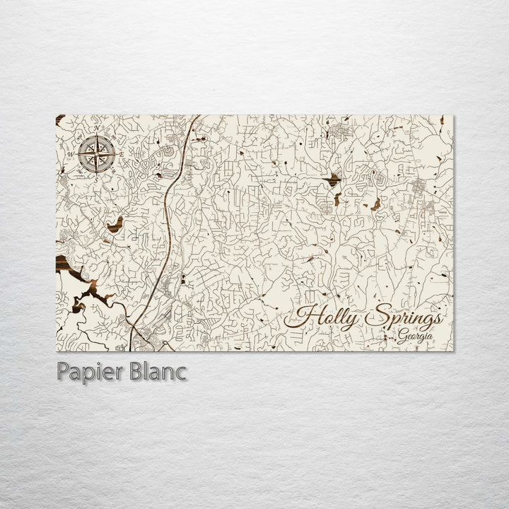 Holly Springs, Georgia Street Map