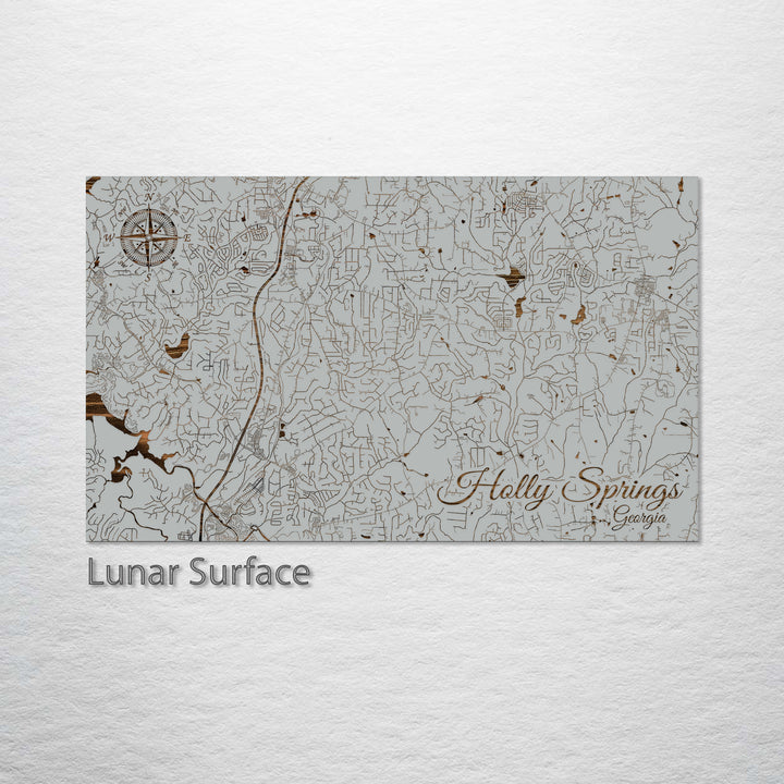 Holly Springs, Georgia Street Map