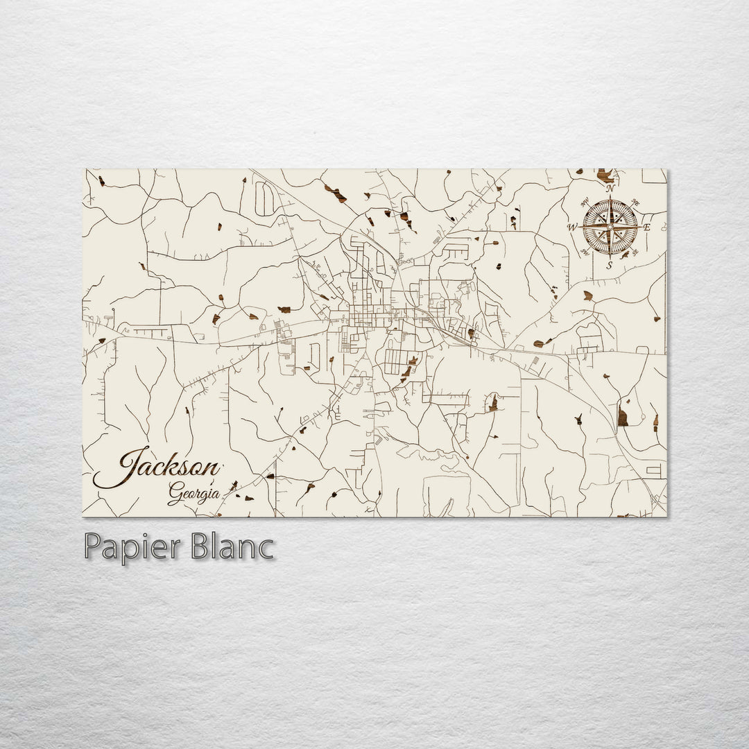 Jackson, Georgia Street Map