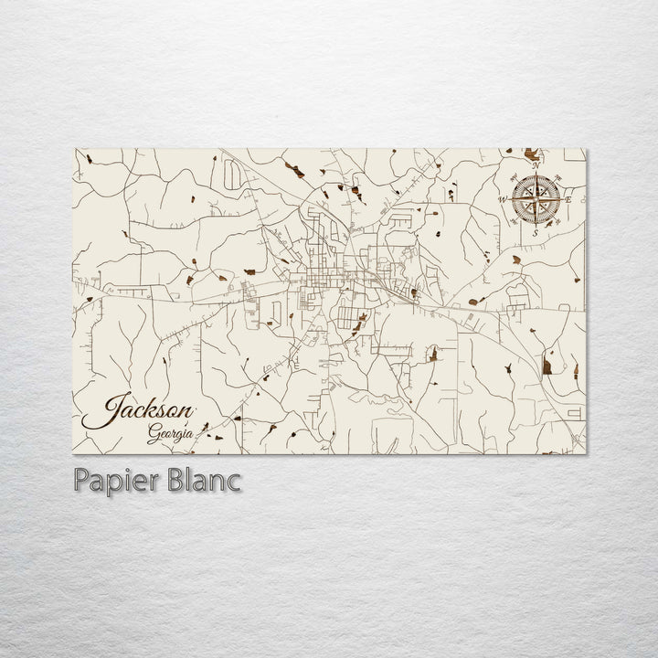 Jackson, Georgia Street Map