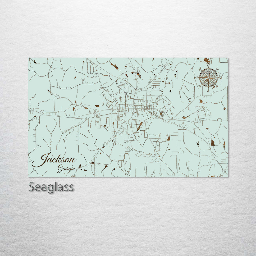 Jackson, Georgia Street Map