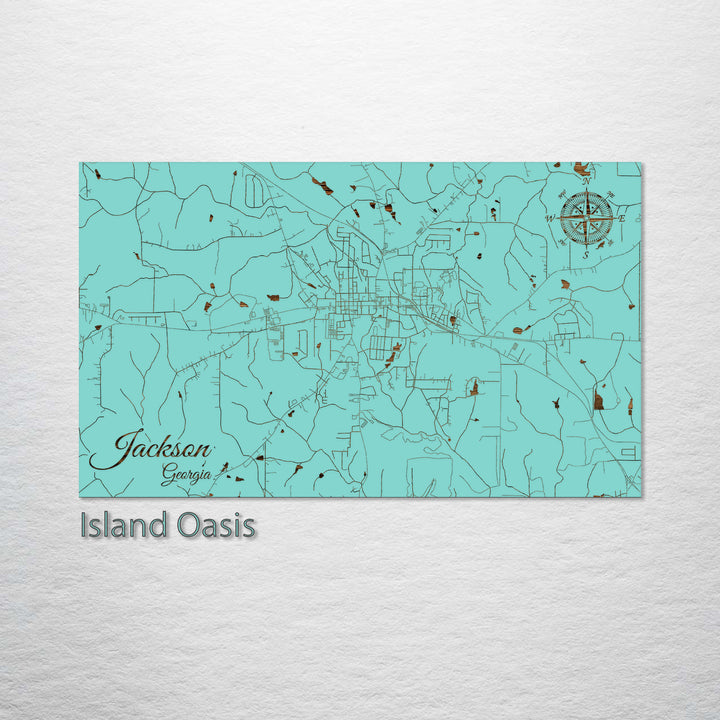 Jackson, Georgia Street Map