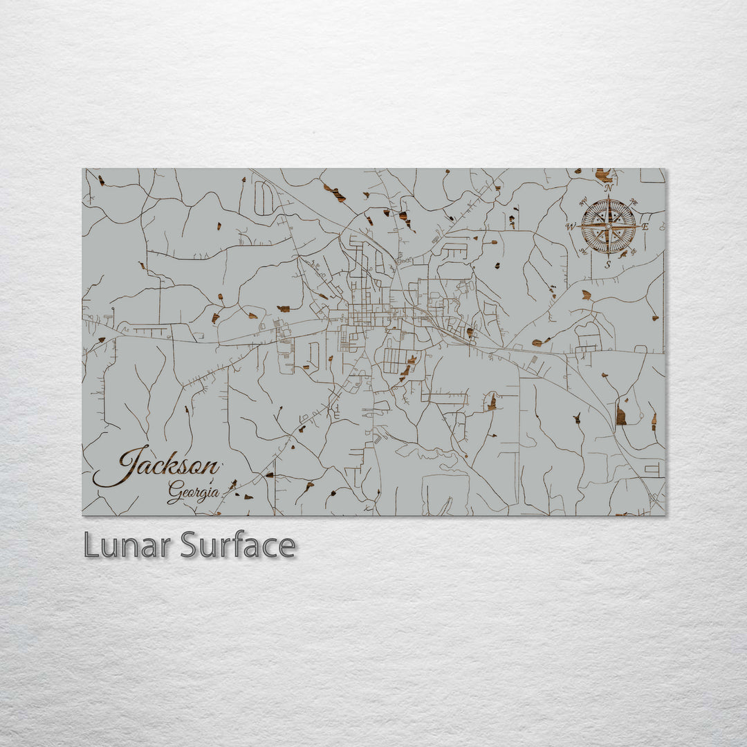 Jackson, Georgia Street Map