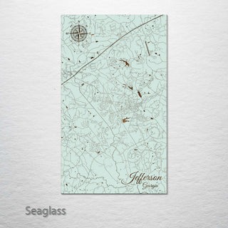 Jefferson, Georgia Street Map