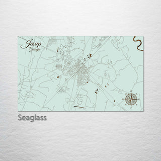 Jesup, Georgia Street Map