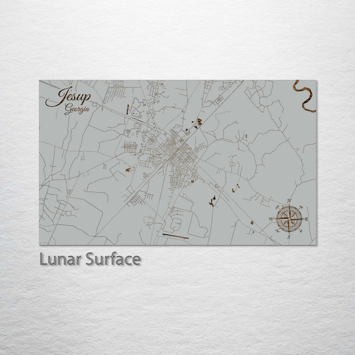 Jesup, Georgia Street Map