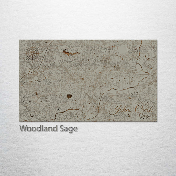 Johns Creek, Georgia Street Map