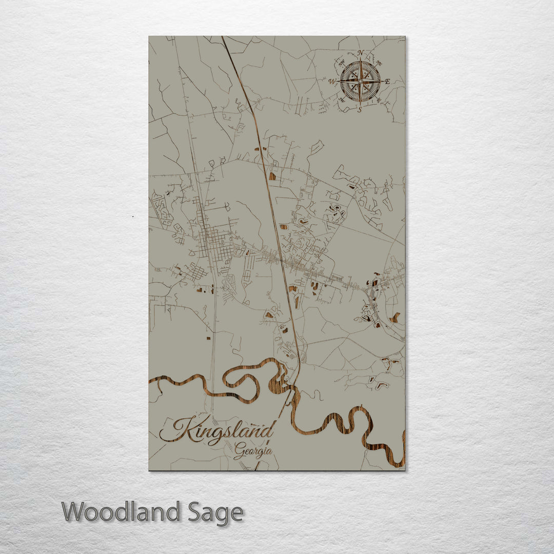 Kingsland, Georgia Street Map