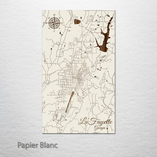 LaFayette, Georgia Street Map
