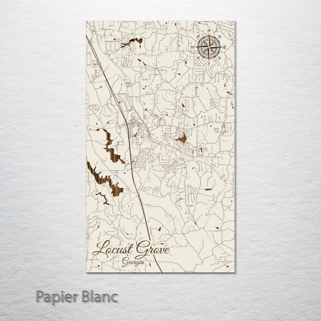 Locust Grove, Georgia Street Map