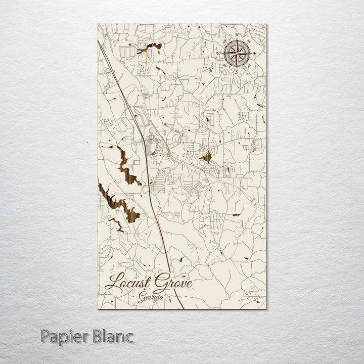 Locust Grove, Georgia Street Map