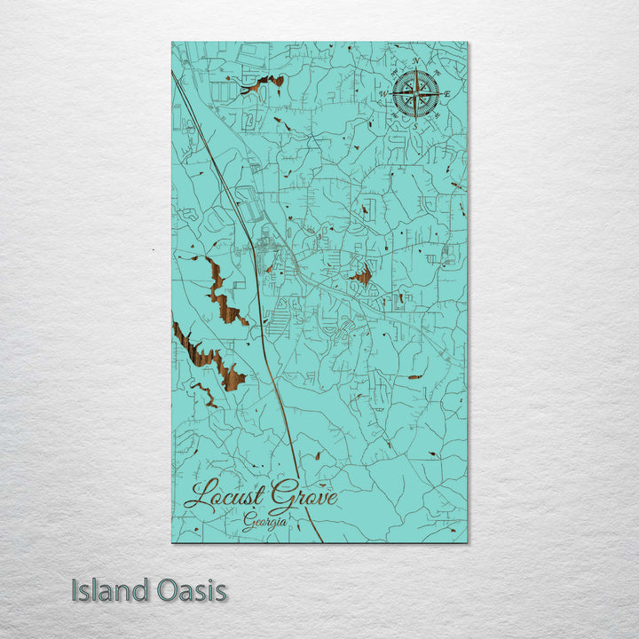 Locust Grove, Georgia Street Map