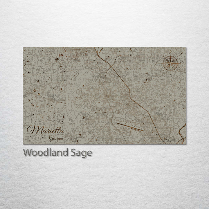 Marietta, Georgia Street Map