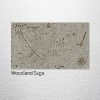 McDonough, Georgia Street Map