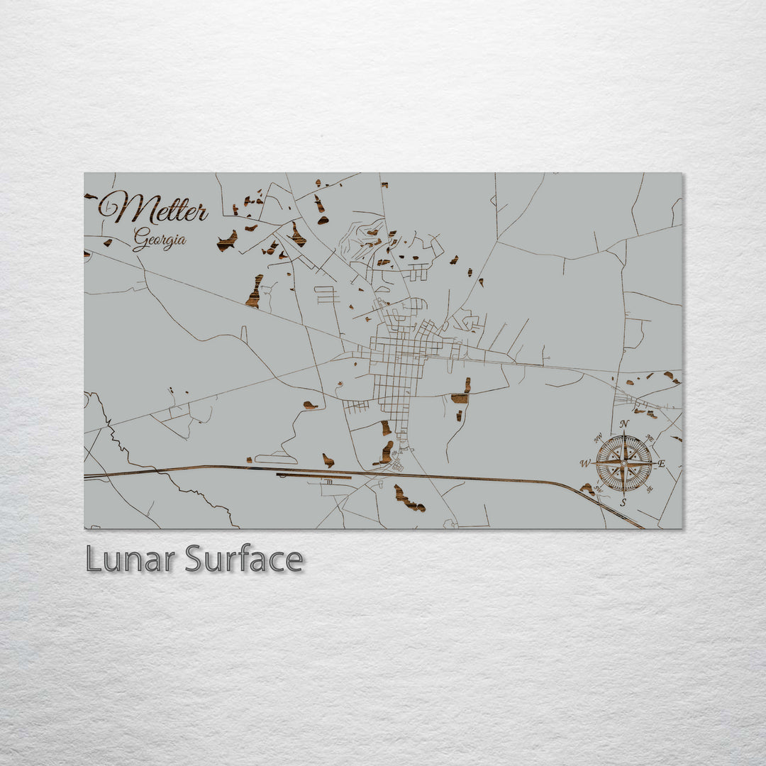 Metter, Georgia Street Map