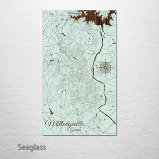 Milledgeville, Georgia Street Map