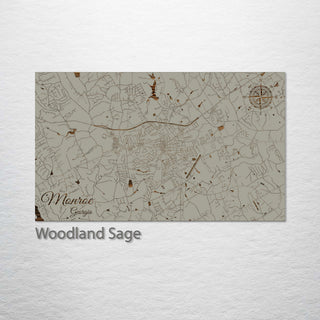 Monroe, Georgia Street Map