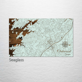 Oakwood, Georgia Street Map