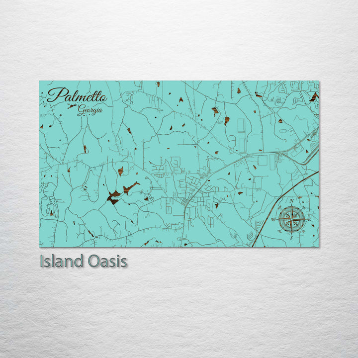 Palmetto, Georgia Street Map