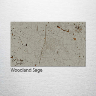 Perry, Georgia Street Map