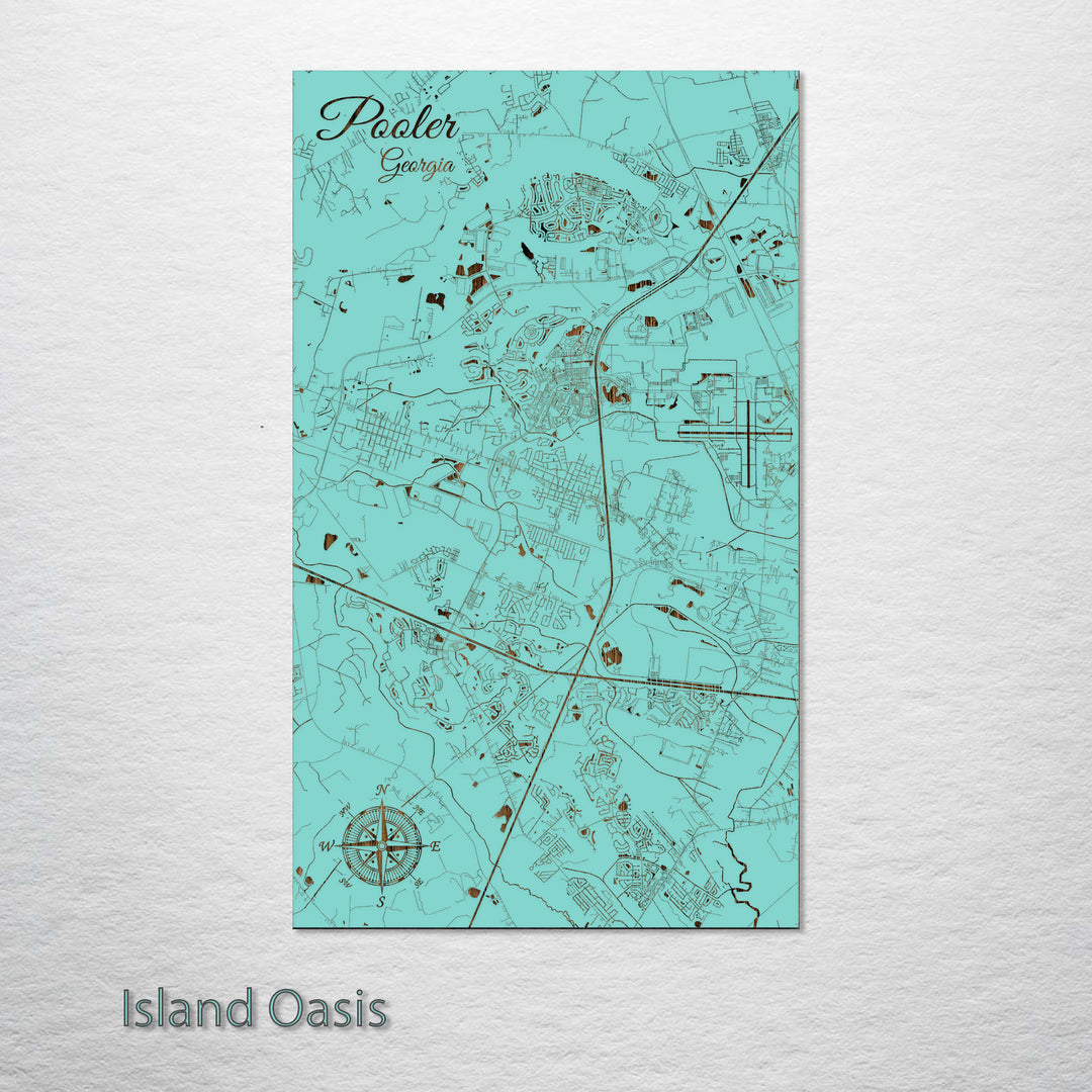 Pooler, Georgia Street Map