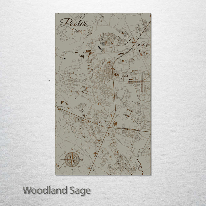 Pooler, Georgia Street Map