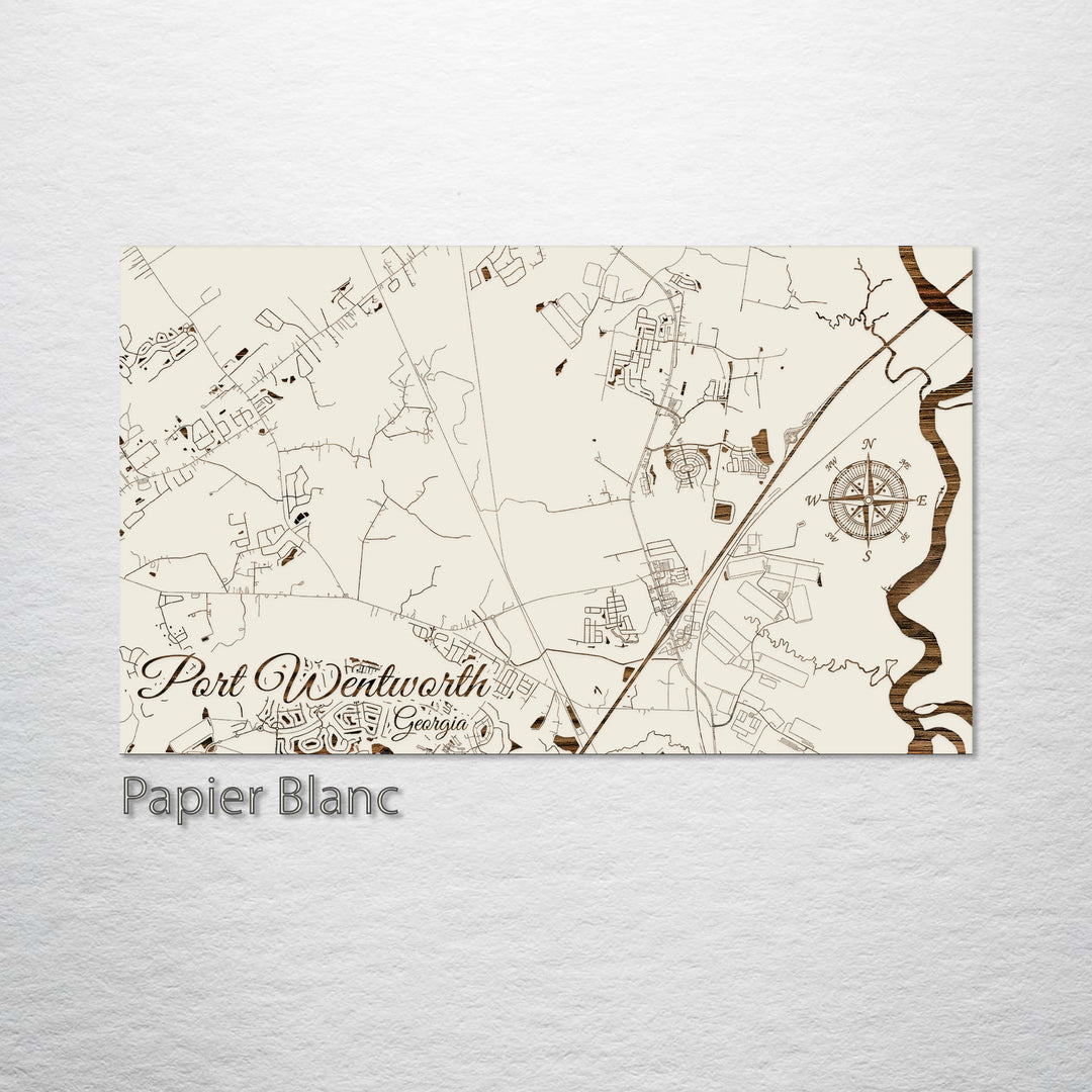 Port Wentworth, Georgia Street Map